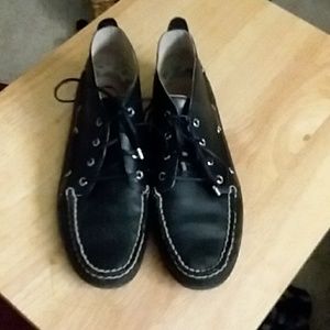 Women's Sperrys black shoes